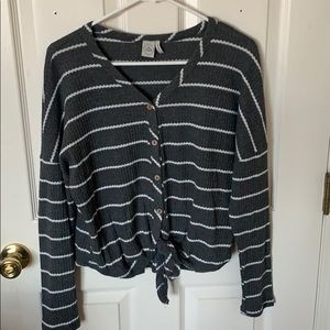 striped long sleeve tee